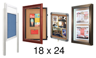 18x24 Outdoor Display Cases