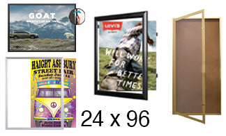 24x96 Poster Frames - All Styles