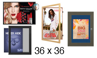 36x36 Poster Frames - All Styles
