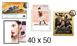 40x50 Poster Frames - All Styles