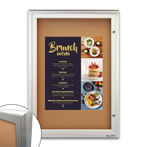 Extreme WeatherPlus Radius Edge Outdoor Bulletin Board Display Cases ...