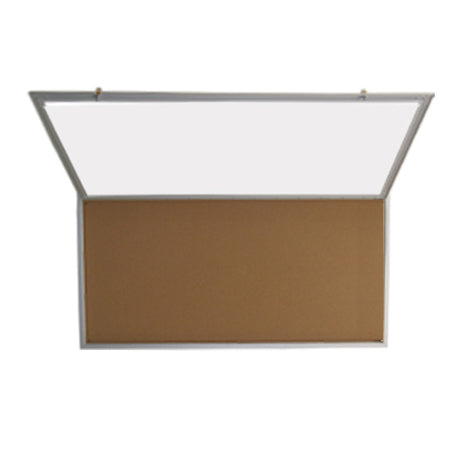Radius Edge Extra Large Indoor Enclosed Bulletin Boards + LED Lighting ...