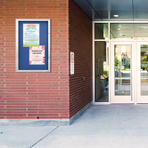 EXTREME WeatherPLUS™ Radius Edge Outdoor Bulletin Board Display Cases ...