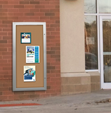 Extra Large Outdoor Poster Display Cases with LED Lights FREE SHIPPING ...