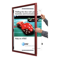SWING-OPEN & SWING CLOSE FOR EASY CHANGE OF 24x30 POSTERS