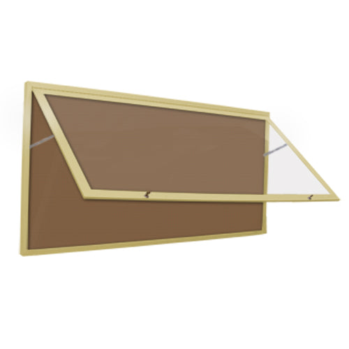Extra Large Indoor 36 x 48 Enclosed Bulletin Board Swing Cases (Radius ...