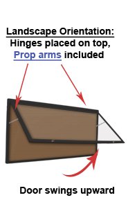 X Large Outdoor Enclosed Bulletin Boards + Header Ships Free 15+ Sizes ...