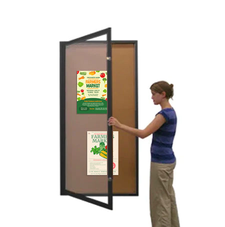 X-Large Outdoor Enclosed Bulletin Board Display Cases + Radius Corners ...