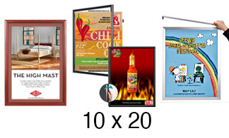 10x20 Frames | All Styles of 10x20 Poster Frames and Poster Displays