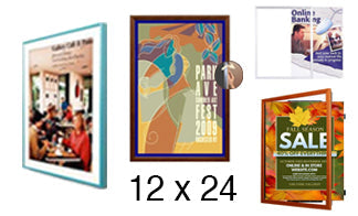 12x24 Frames | All Styles of 12x24 Poster Frames and Poster Displays