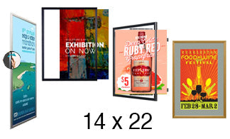 14x22 Frames | All Styles of 14x22 Poster Frames and Poster Displays