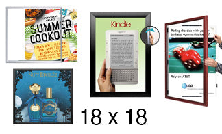 18x18 Frames | All Styles of 18x18 Poster Frames and Poster Displays