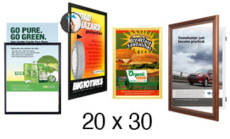 20x30 Frames | All Styles of 20x30 Poster Frames and Poster Displays