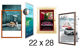 22x28 Frames | All Styles of 22x28 Poster Frames and Poster Displays