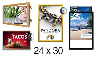 24x30 Frames | All Styles of 24x30 Poster Frames and Poster Displays