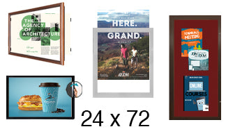 24x72 Poster Frames - All Styles