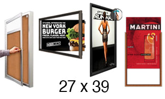 27x39 Poster Frames - All Styles