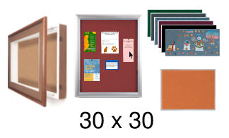 30x30 Framed Bulletin Boards