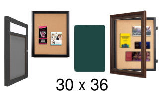 30x36 Enclosed Cork Boards