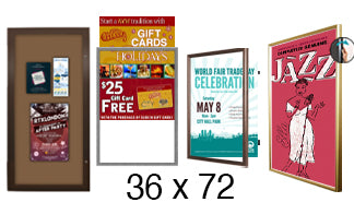 36x72 Poster Frames - All Styles