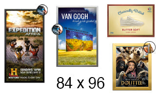 84x96 Frames | All Styles of 84x96 Poster Frames and Poster Displays