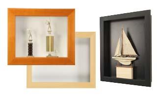Open Wall Shadow Boxes - Wooden Framed