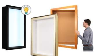 Swing-Open Large Shadow Boxes | Empty Shadow Boxes | Swingframe Enclosed Shadowboxes