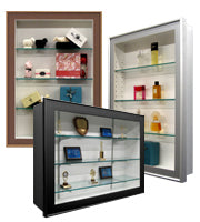Display Cases Swingframes with Shelves