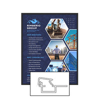 MINI 20x24 Poster Snap Frames (.60" Wide Frame Profile)