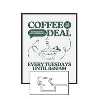 MINI 9x12 Poster Snap Frames (.60" Wide Frame Profile)