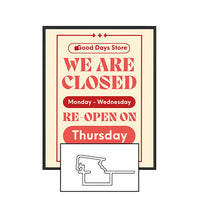 MINI 24x48 Poster Snap Frames (.60" Wide Frame Profile)