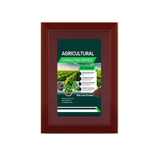 Wood 362 Poster Display SwingFrames 15x22 with Matboard