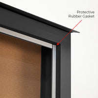 One of the bigger enhancements is the installed rubber gaskets placed on the inside perimeter of the door cavity. Though not water-proof or 100% water-tight, it greatly mitigates water from entering the case.