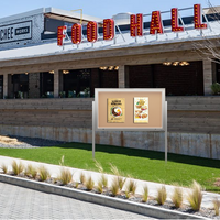 EXTREME WeatherPLUS™ XL Standing Radius Edge Outdoor Enclosed Poster Cases | LED LIGHTS | Perfect Solution For Your Outdoor Marketing Needs