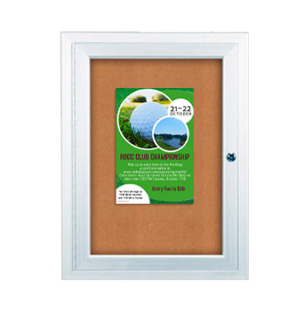 Outdoor Enclosed Bulletin Boards 27 x 40 (Single Door)