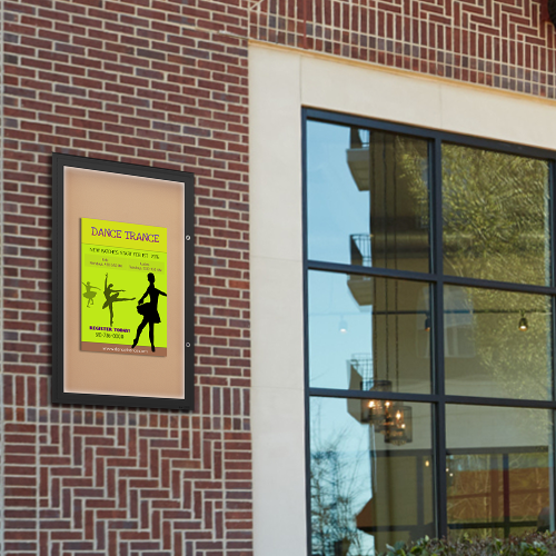 Extreme WeatherPlus XL Radius Edge PosterDisplay with LED Lights | Perfect For Your Outdoor Marketing Needs