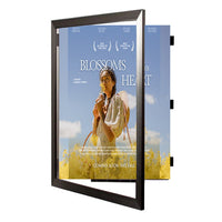 SwingFrame Carbon Steel Poster Frame 24x36 | Quick Change Swing Open Frame