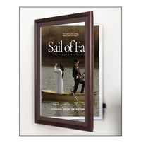 27x40 Wood Frame (353) Poster Display SwingFrames