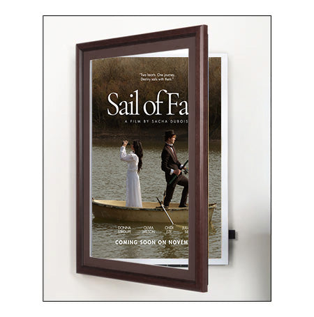 27x40 Wood Frame (353) Poster Display SwingFrames