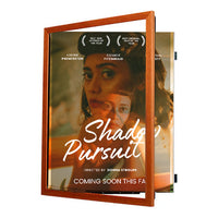 22x28 Wood Frame (361) Poster Display SwingFrame | Swing Open Quick Change