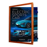 14x22 Wood Frame (361) Poster Display SwingFrames