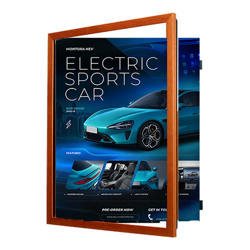 14x22 Wood Frame (361) Poster Display SwingFrames