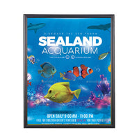 SwingFrame 24x30 Poster Frame with 1-Inch Wide-Face Poster Display Frame Metal Profile