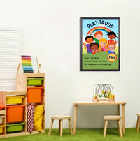 36x48 Poster Frame | SwingFrame Wide-Face Poster Display