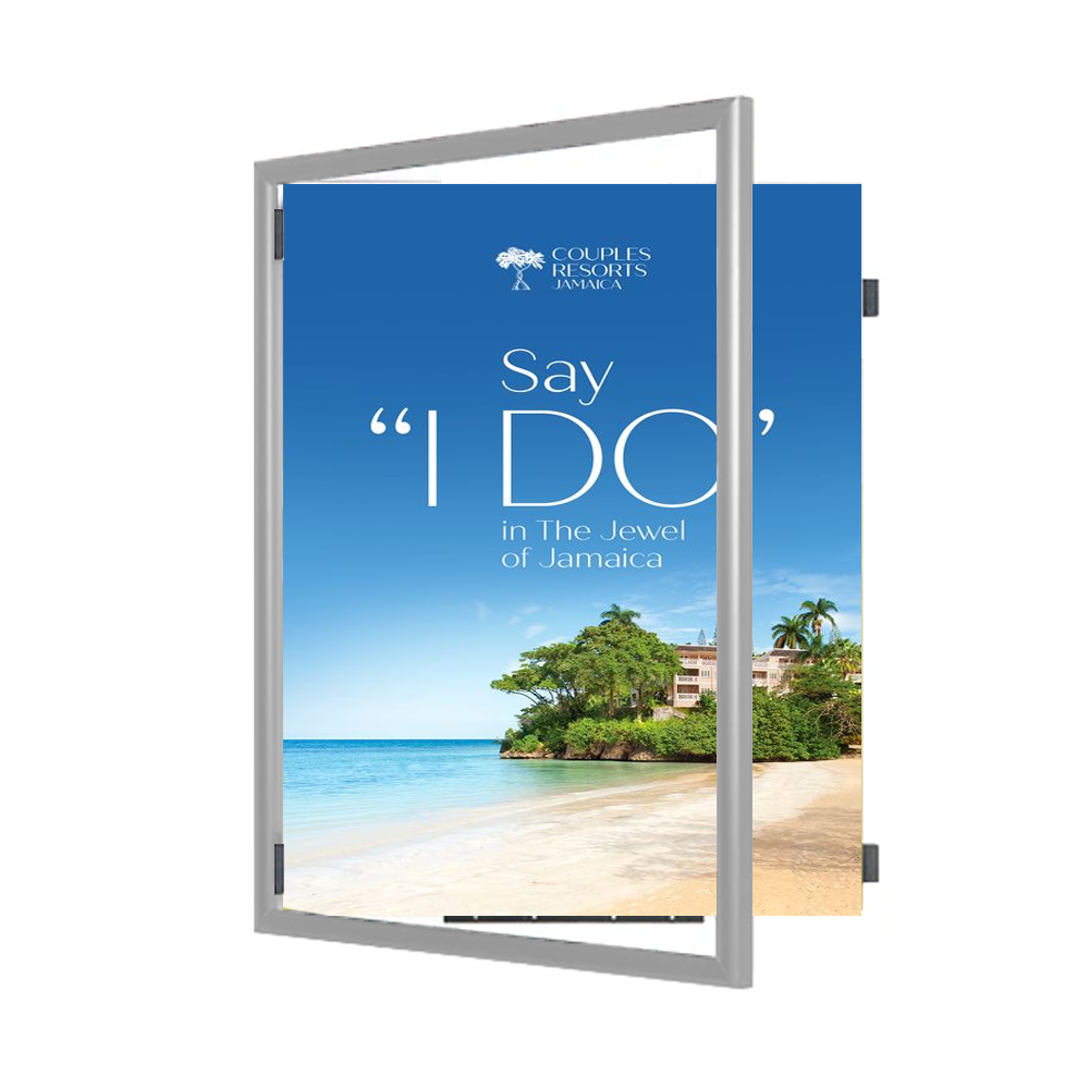 SwingFrame 36x72 Poster Frame | Wide-Face Metal - Swings Open ...