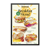 42x42 Large Frame Snap Open Front Loading Poster Snap Frames (1 1/4" Profile for MOUNTED GRAPHICS)