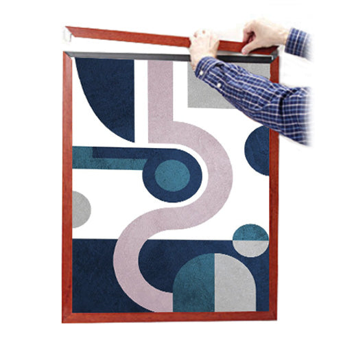 Slide In 22x28 Wood Frame Top Load, Side Load Poster Frame Sign Holder