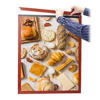 Slide In 8.5x11 Wood Frame Top Load, Side Load Poster Frame Sign Holder