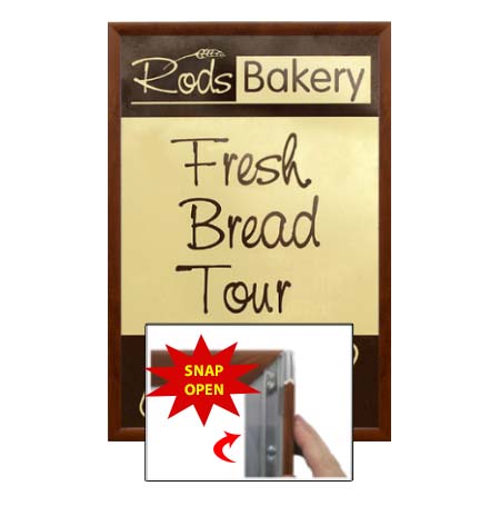 Wood Poster Snap Frames 28 x 44 (for MOUNTED GRAPHICS)