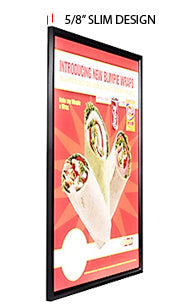 Quick Change Poster Frames 15x22 with 7/8" Wide Frame Slide-In Design